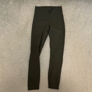 High-Waisted Olive Leggings